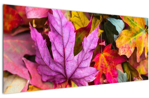 Slika - jesensko lišće (120x50 cm)