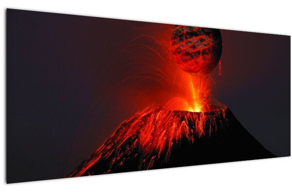 Slika vulkana (120x50 cm)