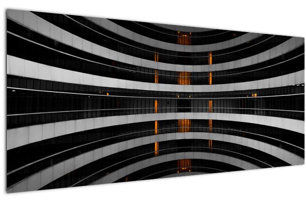 Apstraktna slika - zgrada (120x50 cm)