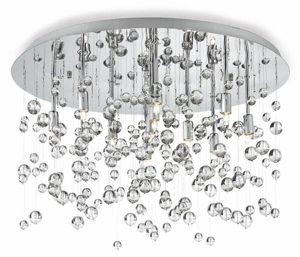 Ideal Lux - LED Stropna svjetiljka NEVE 8xG9/3W/230V pr. 40,5 cm krom