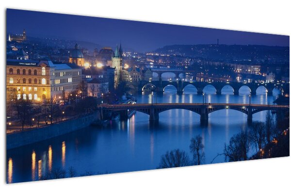 Slika praških mostova (120x50 cm)