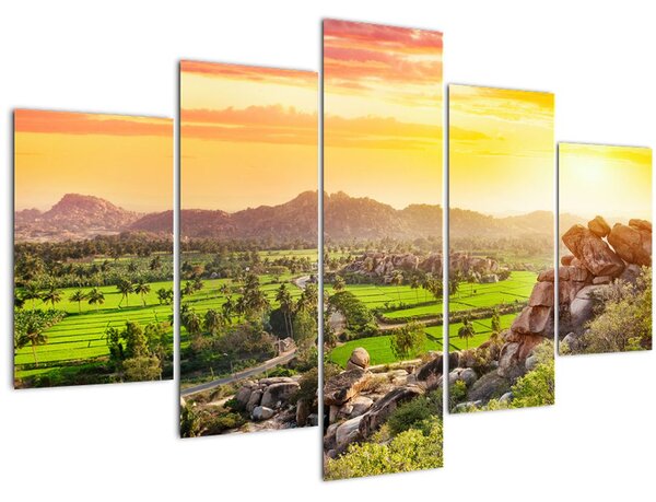 Slika doline Hampi u Indiji (150x105 cm)