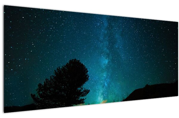Slika noćnog neba sa zvijezdama (120x50 cm)