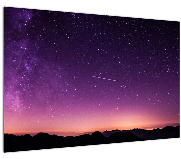 Slika neba sa zvijezdom padalicom (90x60 cm)