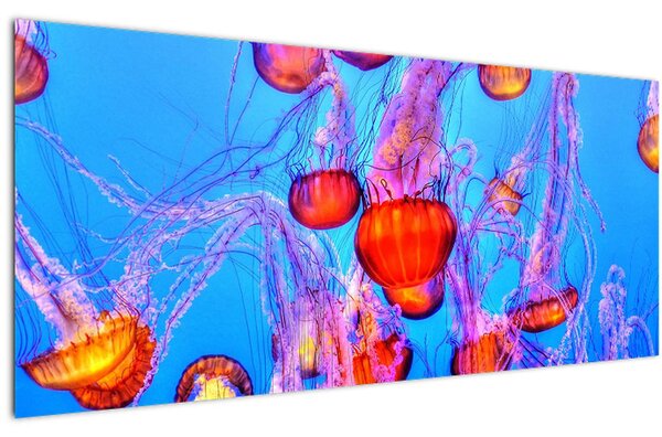 Slika meduza u moru (120x50 cm)