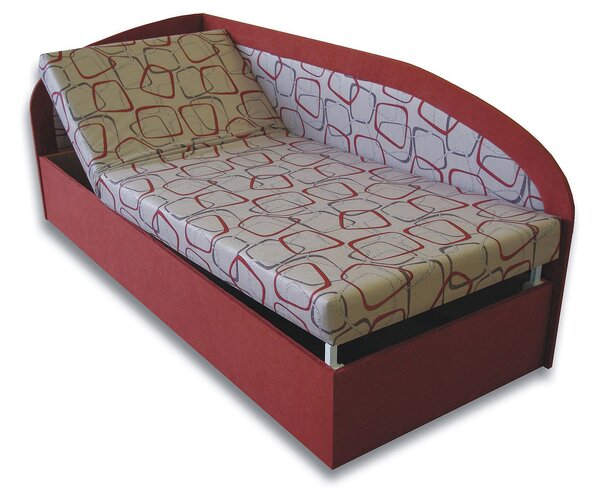 Zondo Jednostruki krevet (kauč) 80 cm Krista (U boji cigle 41 + Dodo 1008) (L). 793093