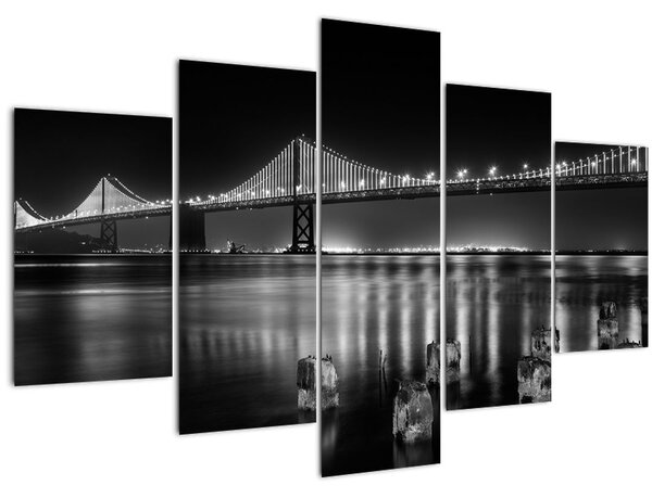 Slika - Crno-bijeli most (150x105 cm)
