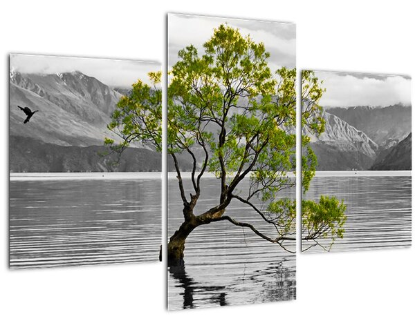 Slika stabla usred jezera (90x60 cm)