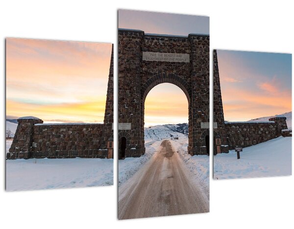 Slika vrata, Yellowstone (90x60 cm)
