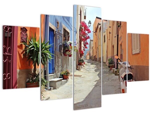 Slika ulice na Sardiniji (150x105 cm)