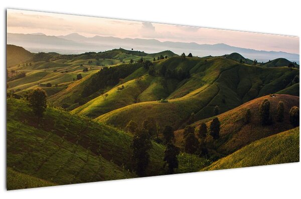 Slika - Pogled na tajlandska brda (120x50 cm)