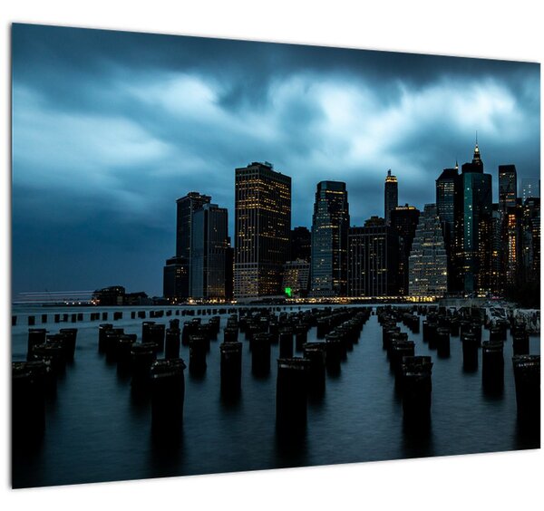 Slika - Pogled na nebodere u New Yorku (70x50 cm)