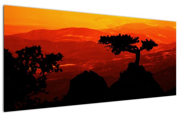 Slika - Zalazak sunca (120x50 cm)