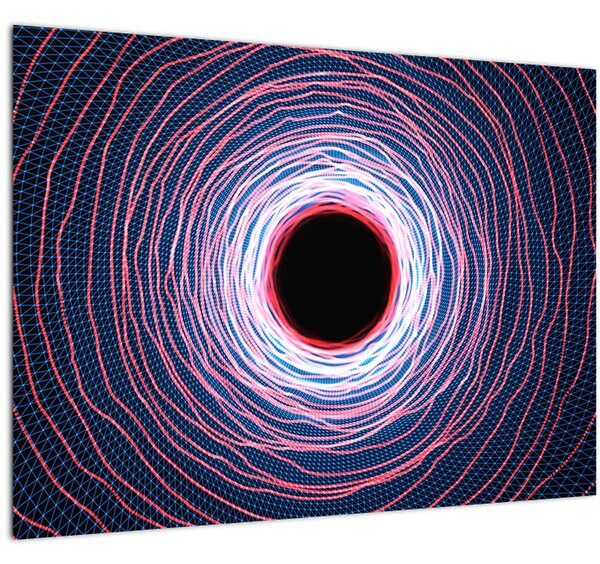 Slika apstrakcije kruga (70x50 cm)