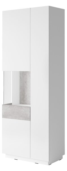 Zondo Vitrina Stacey Typ 12 (beton + bijela). 1030489