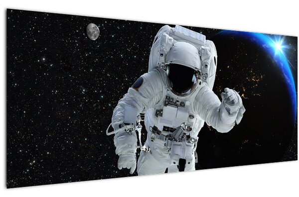 Slika - Astronaut u svemiru (120x50 cm)