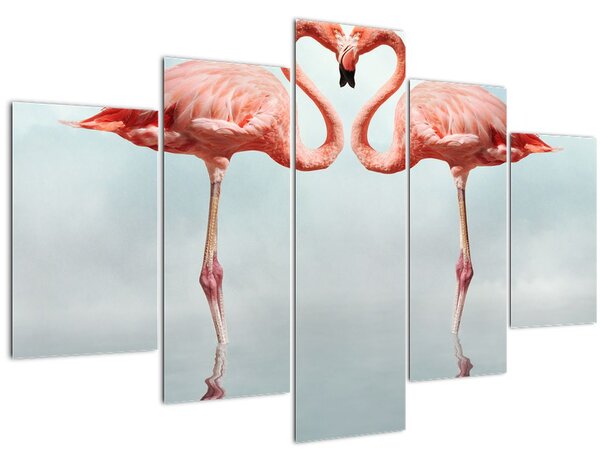 Slika dva flaminga (150x105 cm)