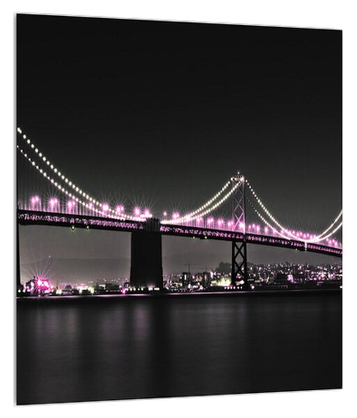 Noćna slika mosta (30x30 cm)