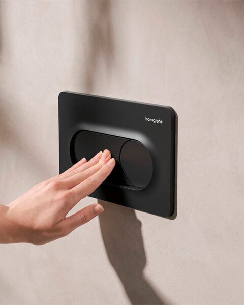 Hansgrohe iFrame Original S tipka za vodokotlić, crna