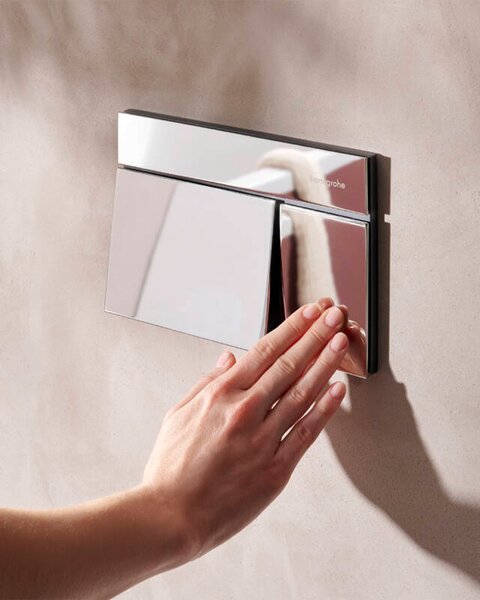 Hansgrohe iFrame Element E tipka za vodokotlić, krom