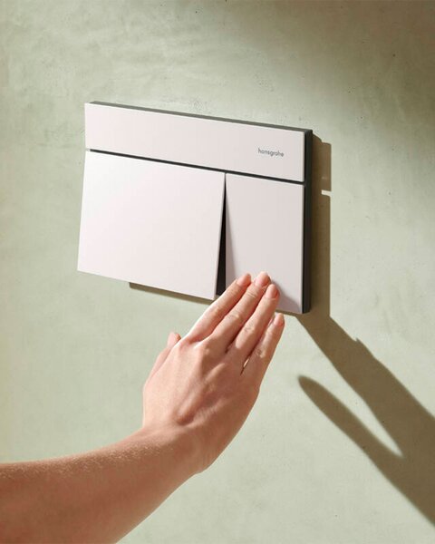 Hansgrohe iFrame Element E tipka za vodokotlić, bijela