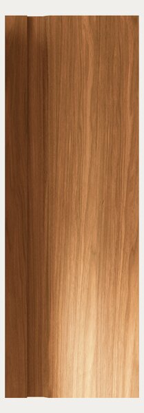 Idealaqua R Curve viseći ormarić, 100x70x30 cm, svijetlo smeđe drvo