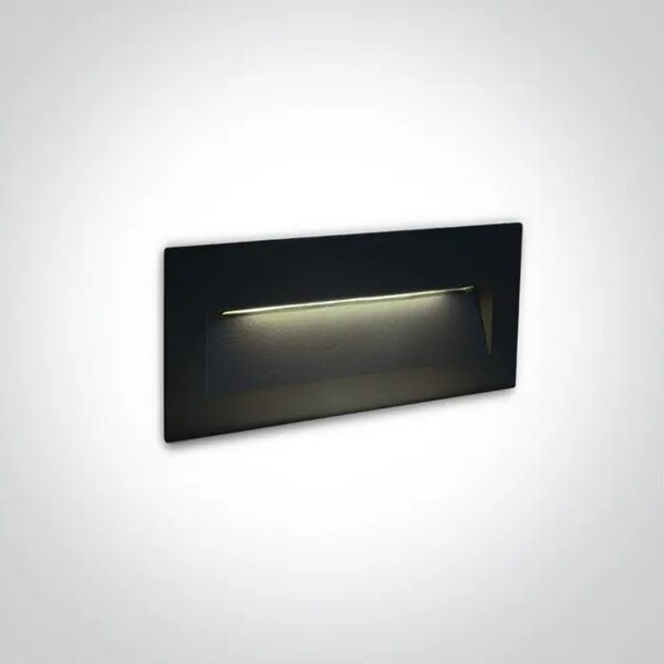 VANJSKA UGRADBENA ZIDNA LED SVJETILJKA CRNA 6W CCT IP65 DARK LIGHT 230V DM68068B/B/V