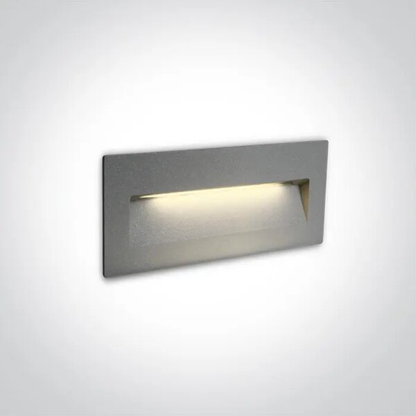 VANJSKA UGRADBENA ZIDNA LED SVJETILJKA SIVA 6W CCT IP65 DARK LIGHT 230V DM68068B/G/V