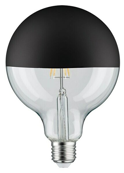 Paulmann LED žarulja Vintage Globe-Form E27 G125 mat (E27, Topla bijela, 600 lm, 6,5 W, Crna mat)