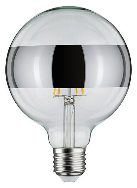 Paulmann LED žarulja Vintage Globe-Form E27 (E27, Može se prigušiti, Topla bijela, 600 lm, 6,5 W, Srebrna)