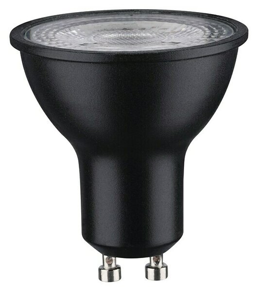 Paulmann LED žarulja (GU10, Može se prigušiti, Topla bijela, 460 lm, 7 W, Boja: Crna)