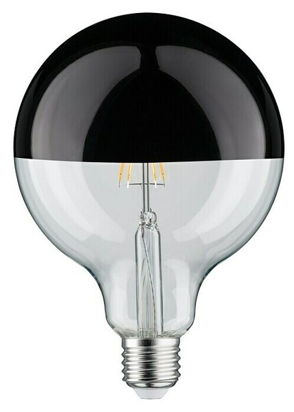 Paulmann LED žarulja Vintage Globe-Form E27 G125 (E27, Topla bijela, 600 lm, 6,5 W, Crna sjajna)