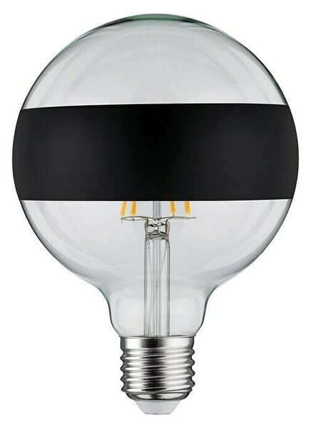 Paulmann LED žarulja Vintage Globe-Form E27 (E27, Može se prigušiti, Topla bijela, 600 lm, 6,5 W, Crna)