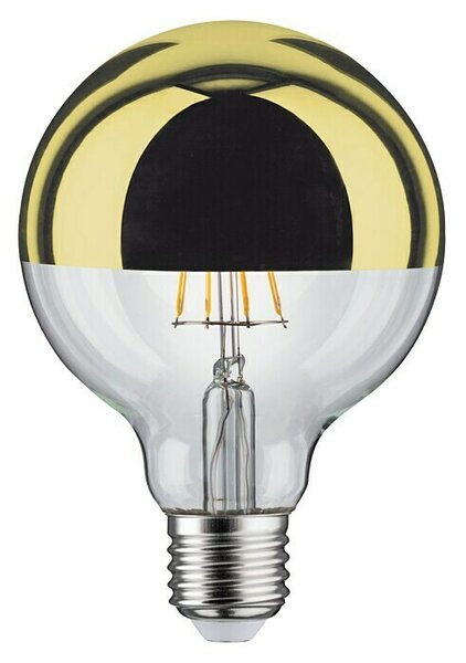 Paulmann LED žarulja Vintage Globe-Form E27 G95 (E27, Može se prigušiti, Topla bijela, 600 lm, 6,5 W, Boja: Zlatna)