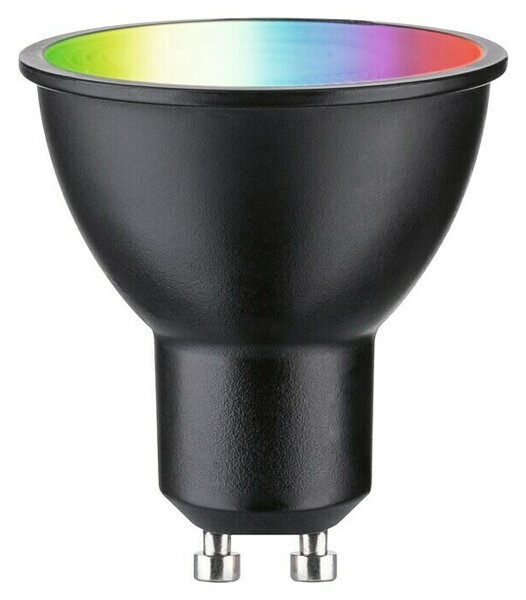 Paulmann LED Smart žarulja (GU10, Može se prigušiti, RGBW, 350 lm, 4,8 W, Crna)