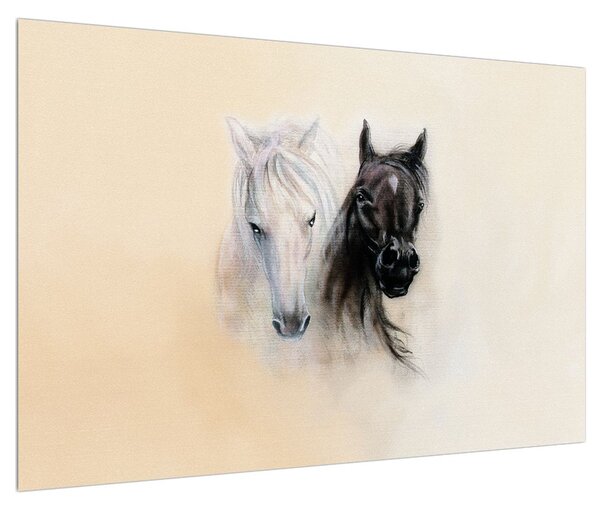 Naslikana slika konja (90x60 cm)