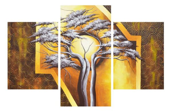 Orijentalna slika stabla i sunca (90x60 cm)