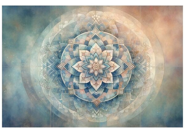 Tapeta mandala u pastelnim tonovima