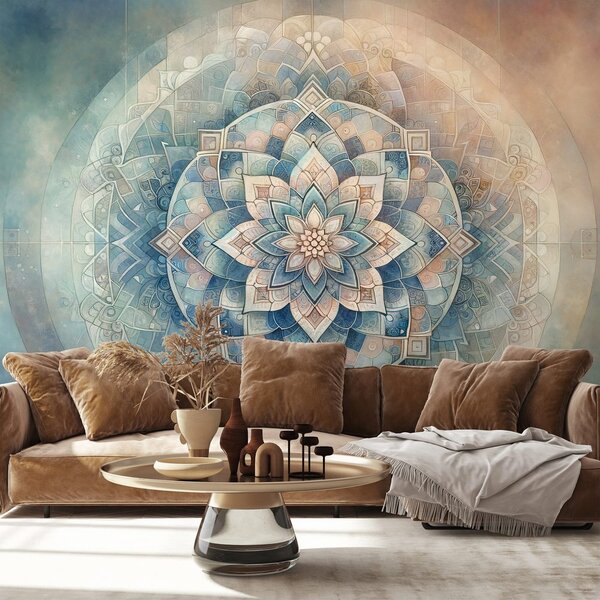 Tapeta mandala u pastelnim tonovima