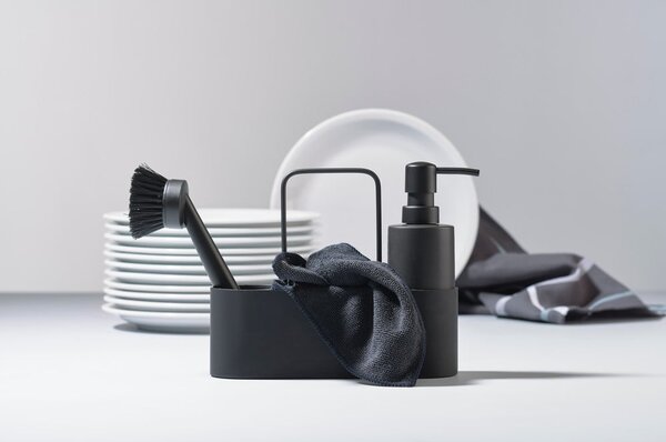 Crni plastičan/silikonski držač za deterdžente Singles – Zone