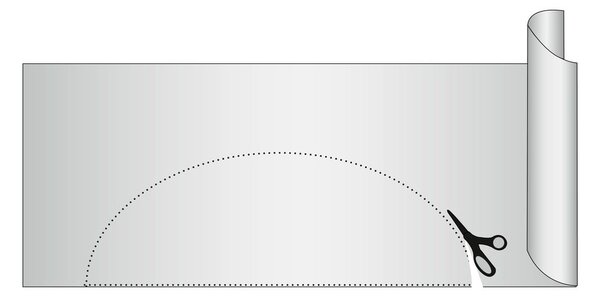 Bijeli protuklizni podmetač za ladicu Wenkoo Anti Slip, 150 x 50 cm