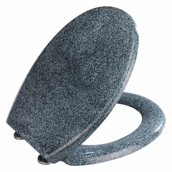 WC sjedalo granit dekor lako zatvaranje Wenkoo Premium Ottana, 45,2 x 37,6 cm