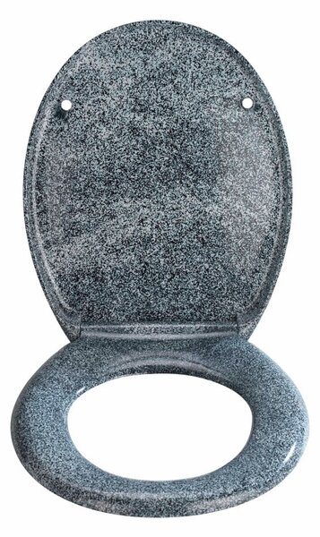 WC sjedalo granit dekor lako zatvaranje Wenkoo Premium Ottana, 45,2 x 37,6 cm