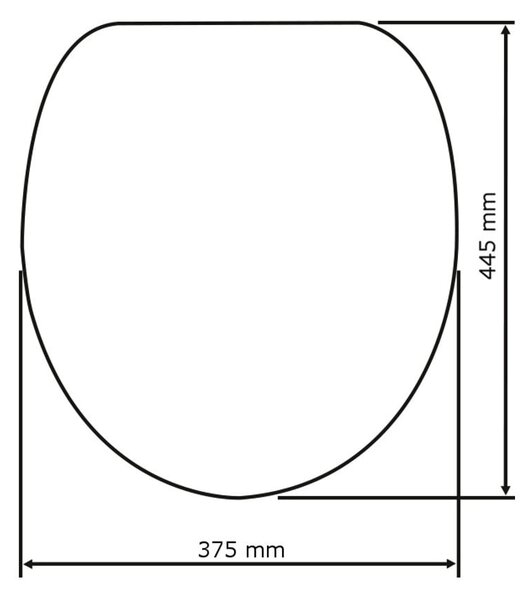 Svijetlo ružičasta WC daska s lako zatvaranjem Wenko Premium Ottana, 44,5 x 37,5 cm