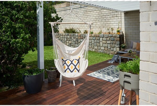 Krem podstavljena viseća vrtna fotelja Tobago – Garden Pleasure