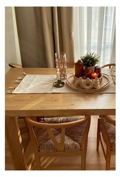 Nadstolnjak od organskog pamuka 40x130 cm – Mila Home