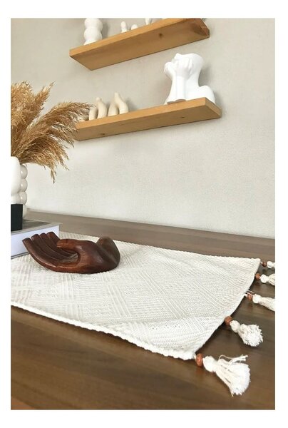 Nadstolnjak od organskog pamuka 40x130 cm – Mila Home