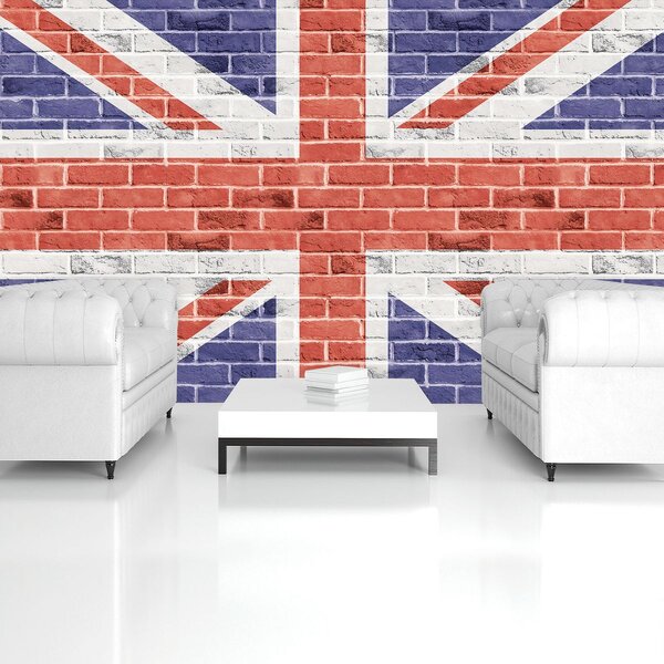 Foto tapeta - Zastava Ujedinjenog Kraljevstva (152,5x104 cm)