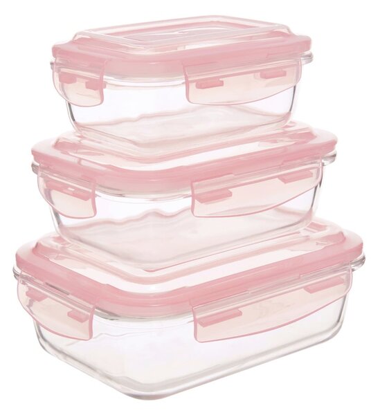 Staklene posude za namirnice u setu 3 kom Freska – Premier Housewares