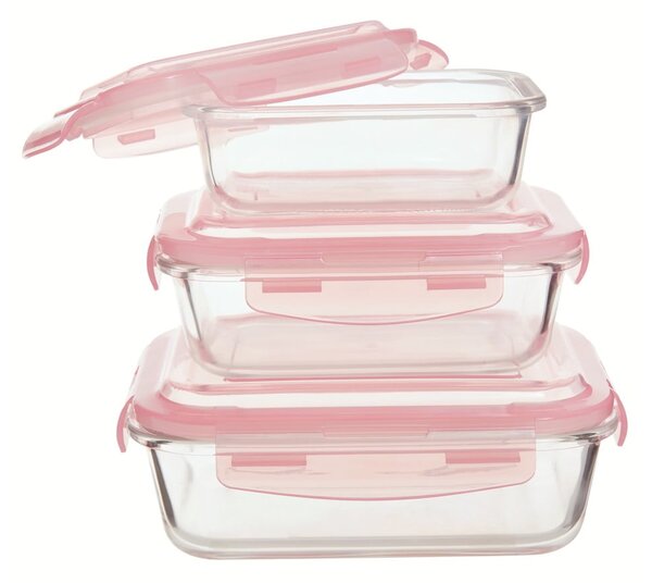 Staklene posude za namirnice u setu 3 kom Freska – Premier Housewares